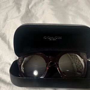 Coach Women's Sunglasses in Black and Brown